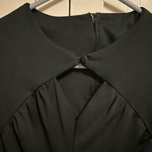 Vintage Black Dress with Cutout